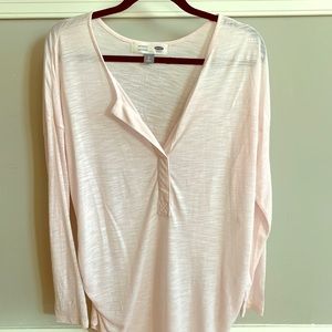 Pink maternity top